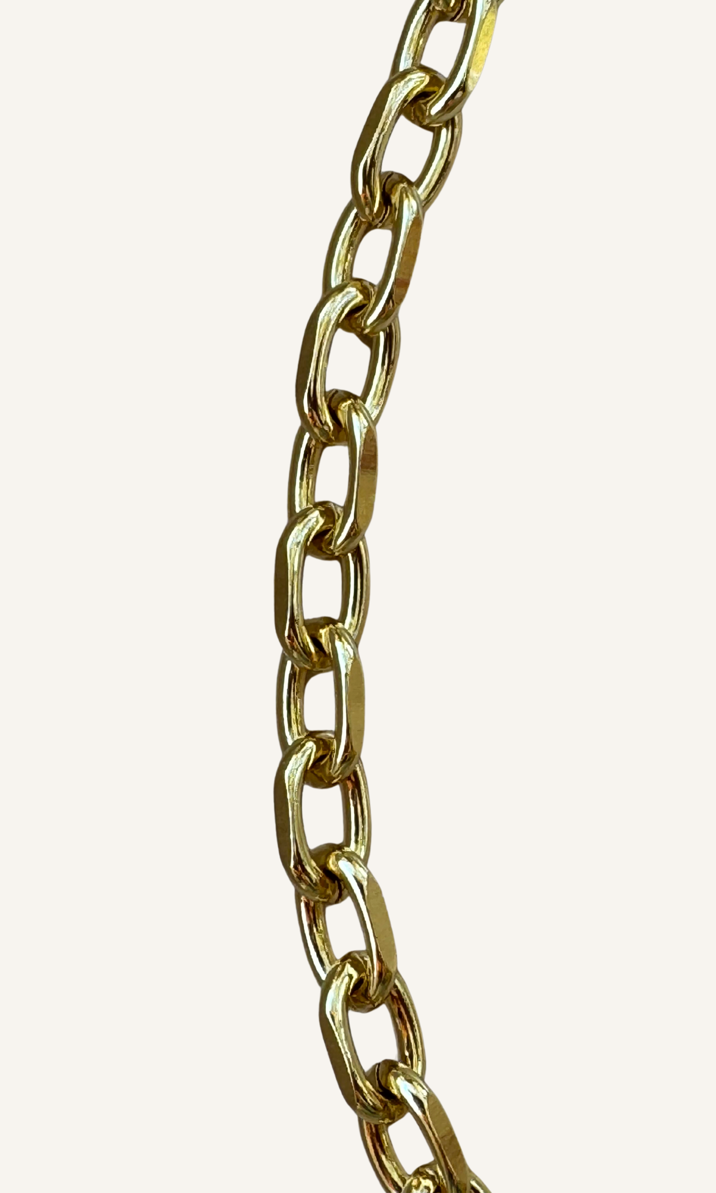 Orange Carlelian and gold filled chain necklace with gold filled findings and a toggle closure